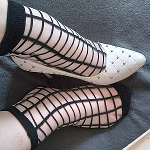 Das erste Bild von WishGirl's Galerie - Weiße High Heels und Söckchen