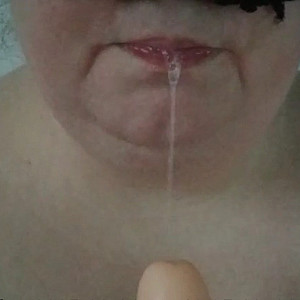 First image of WishGirl's Gallery - Sucking on a dildo2