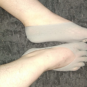 Beige süße Zehensöckchen Galeriebild