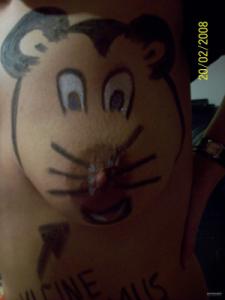 The little fucker gets painted gallery image