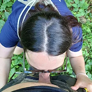 Flashing and Blowjob on the Hiking Trail gallery image