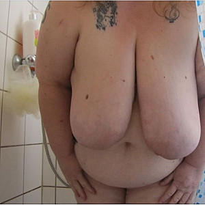 horny in the shower gallery image