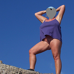 Fotoshooting über dem Strand Galeriebild