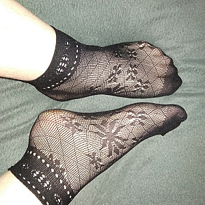 Cute black fishnet socks 1 gallery image