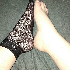 Cute black fishnet socks 1 gallery image