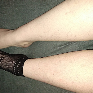 Cute black fishnet socks gallery image