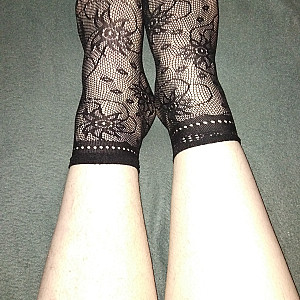 Cute black fishnet socks 4 gallery image