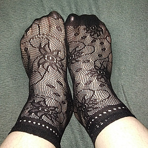 Cute black fishnet socks 4 gallery image