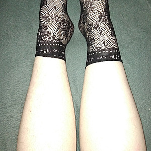 Cute black fishnet socks 2 gallery image