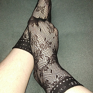 Cute black fishnet socks 2 gallery image