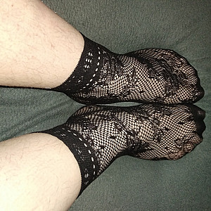 First image of WishGirl's Gallery - Cute black fishnet socks 3