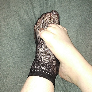 Cute black fishnet socks 3 gallery image