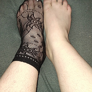 Cute black fishnet socks 3 gallery image