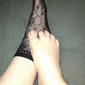Cute black fishnet socks 3 gallery image