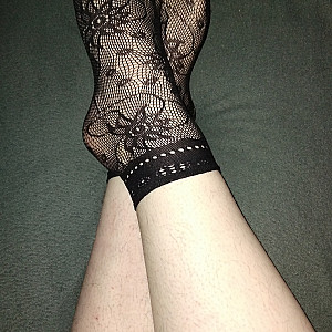 Cute black fishnet socks 3 gallery image