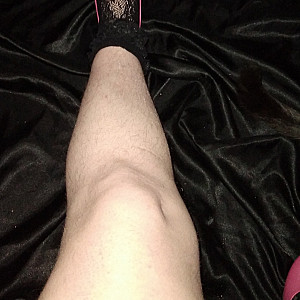 Black ankle socks and pink high heels gallery image