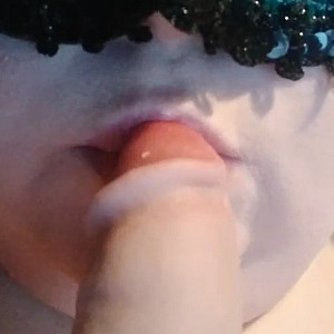 First image of WishGirl's Gallery - Sucking on a dildo