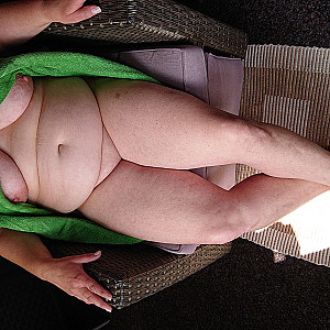 First image of Hot-Pussy66's Gallery - Naked smoking a cigarette on my porch