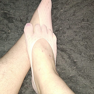 Süße pinke Zehensöckchen Galeriebild