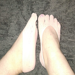 Süße pinke Zehensöckchen Galeriebild