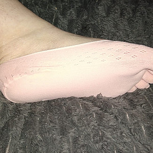 Süße pinke Zehensöckchen Galeriebild