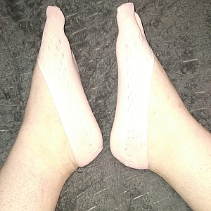 Süße pinke Zehensöckchen Galeriebild