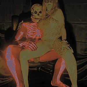 Carnival party with black light gallery image