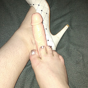 sexy high heels and my dildo gallery image