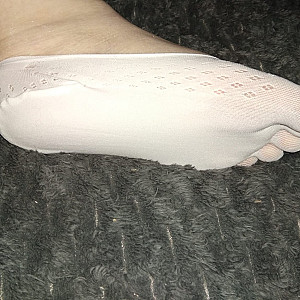 Cute white toe socks gallery image