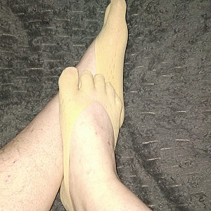 Cute nude-colored toe socks gallery image