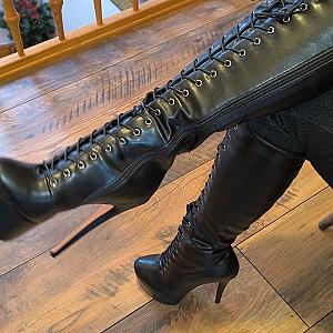 P.Girls High Heel Boots gallery image