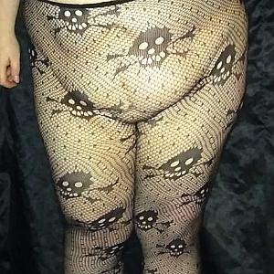 Sexy skull tights gallery image