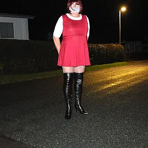Slut in high boots gallery image