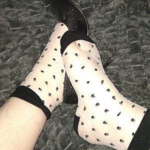 black sexy high heels and socks gallery image