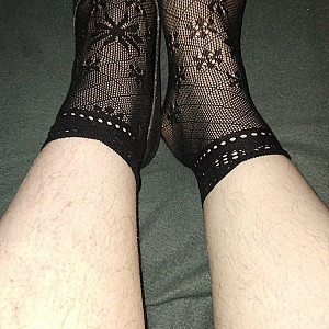 First image of WishGirl's Gallery - Black high heels and black ankle socks 6