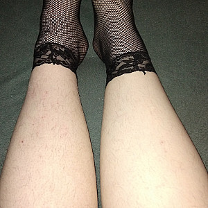 sweet black fishnet socks gallery image