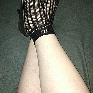 Black high heels and black ankle socks 5 gallery image