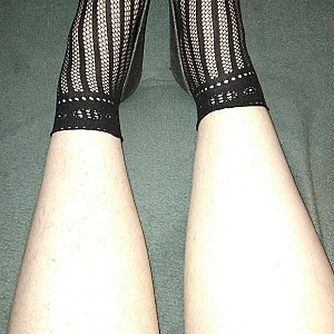 Black high heels and black ankle socks 5 gallery image