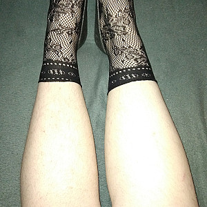 Black high heels and black ankle socks2 gallery image