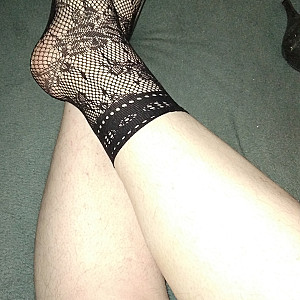 Black high heels and black ankle socks1 gallery image