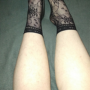 Black high heels and black ankle socks3 gallery image