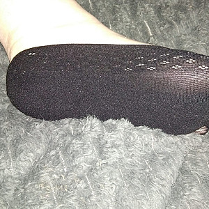 Black sweet toe socks gallery image