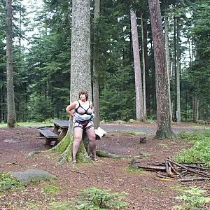 At the forest parking lot gallery image