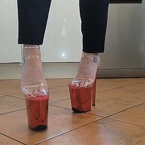 First Image Of Accent1's Video - My new red platform heels